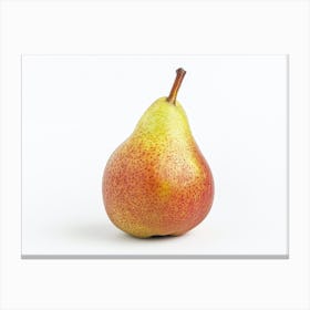 Pear On White Background Canvas Print