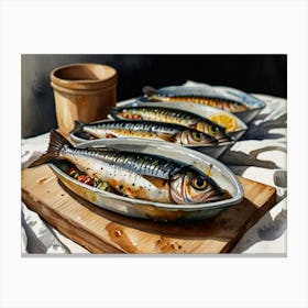 Mackerel Canvas Print