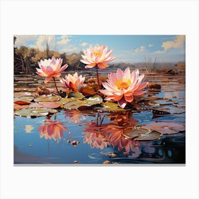 Water Lilies 4 Canvas Print
