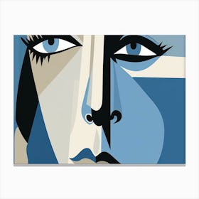 Woman'S Face 3 Canvas Print