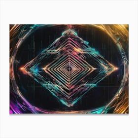 Psychedelic Abstract Canvas Print