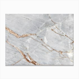 Gray Light Marble Stone Texture Background Canvas Print