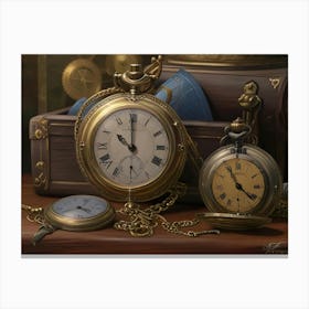 Pocket Watches Canvas Print