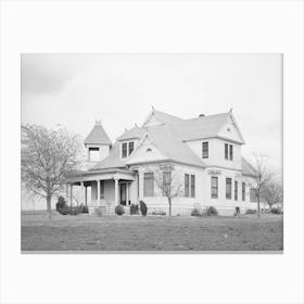 Untitled Photo, Possibly Related To Farmhouse And Barn In Travis County, Texas, This Is One Of The Oldest Settled Canvas Print