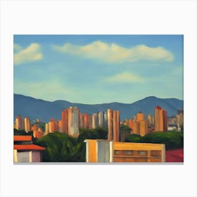 Colombia Cityscape Canvas Print