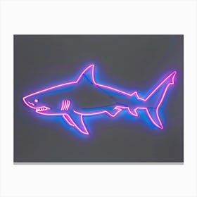Neon Thresher Shark  3 Canvas Print