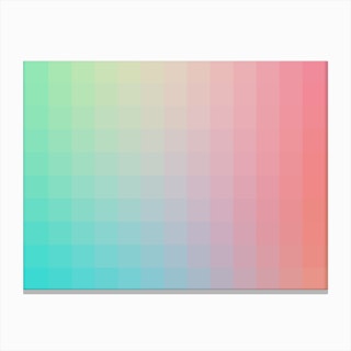 Lumen 01, Pink and Teal Gradient Art Print by Amini54 - Fy