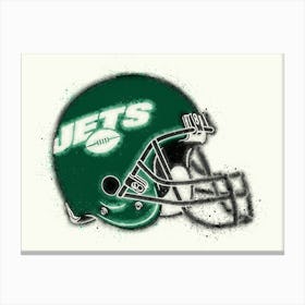 New York Jets Helmet Canvas Print