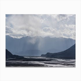 Morning Light In The Mountains Canvas Print