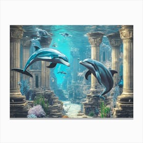 DA Sunken City Canvas Print