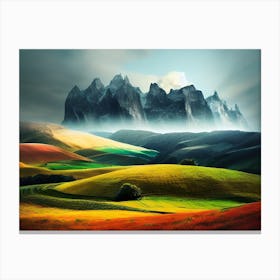 Landscape Painting 6 Canvas Print