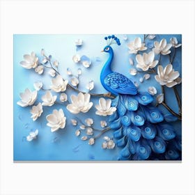 Peacock 8 Canvas Print