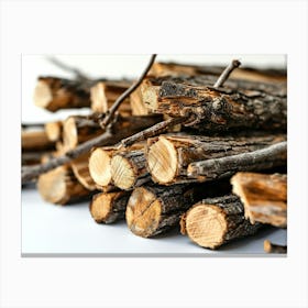 Firewood Sticks Canvas Print