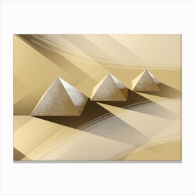 Egyptian Pyramids Canvas Print