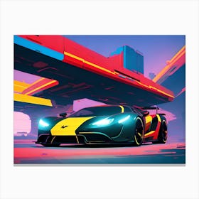 Futuristic Car 47 Canvas Print