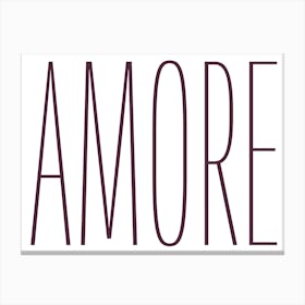 Amore - Simple Minimal Wall Art Poster Art Print Canvas Print