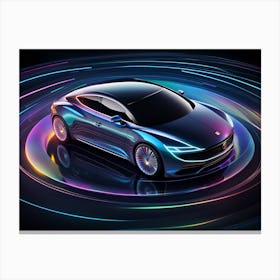 Futuristic Car 42 Canvas Print