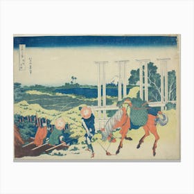 Thirty Six Views Of Mount Fuji, Katsushika Hokusai 11 Canvas Print