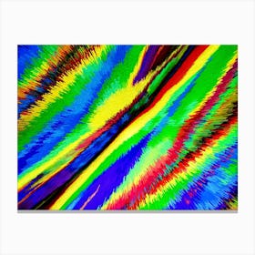 Acrylic Extruded Painting 625 Canvas Print