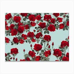 Red Roses 5 Canvas Print