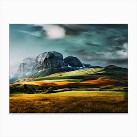 Landscape With Mountains 2 Canvas Print
