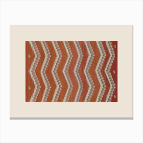 Southwest Blanket Textile Canvas Print