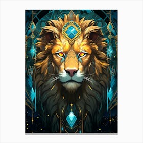 Lion Head 3 Canvas Print