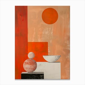 Abstract Orange Canvas Print