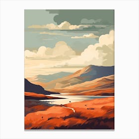 The Rob Roy Way Scotland 1 Hiking Trail Landscape Canvas Print