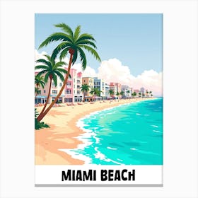 Miami Beach Canvas Print