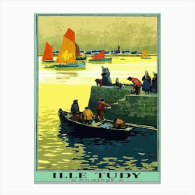 Ile Tudy, Brittany, France Canvas Print