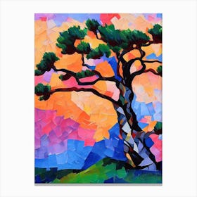 Bristlecone Pine Tree Cubist 1 Canvas Print
