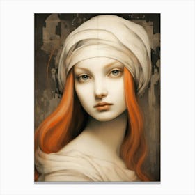 Girl With Red Hair 1 Canvas Print
