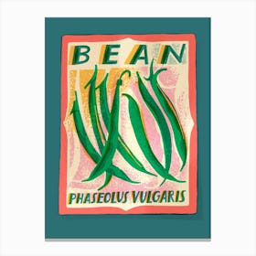 Bean Seed Packet Canvas Print