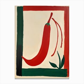 Chili Pepper Canvas Print