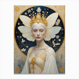 Golden Fairy Queen Canvas Print