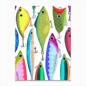 Fishing Lures Canvas Print