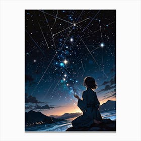 Stargazing Canvas Print