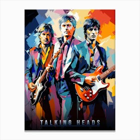 Talking Heads 3 Canvas Print