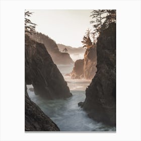 Oregon Ocean Cliffs Canvas Print