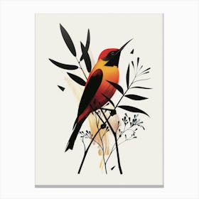 Bird On A Branch 13 Canvas Print