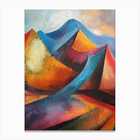 Abstract - Mountains Canvas Print