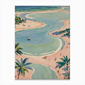 Tropical Beach no1 Canvas Print