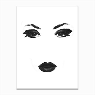 Give Good Face Canvas Print