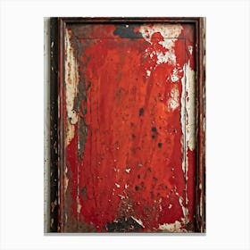 Vintage Frame Exhibiting Signs Of Aging A Spectrum Of Worn And Grimy Textures Co Existing On Its Su (3) Canvas Print