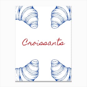 Croissants Canvas Print