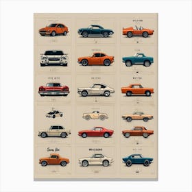 Chevrolet Muscle Cars Canvas Print