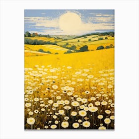 Daisy Field 1 Canvas Print