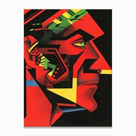 Man'S Head 4 Canvas Print