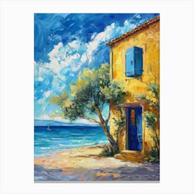 House By The Sea 10 Canvas Print